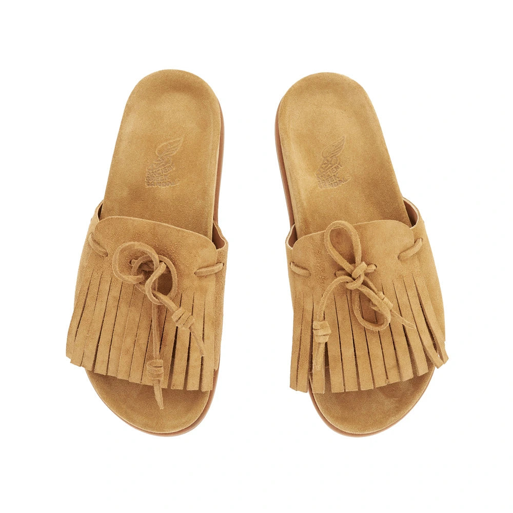 Amfiliki Suede Sahara sandals top