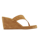 Charys Wedge Suede Sahara sandals side