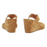 Charys Wedge Suede Sahara sandals back