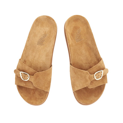 Stoa Suede Sahara sandals top