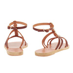 Akrivi Leather Cotto sandals back