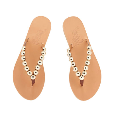 Endoxi Leather Cotto sandals top