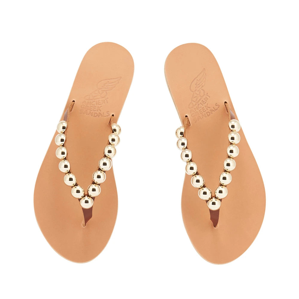 Endoxi Leather Cotto sandals top