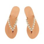 Endoxi Leather Cotto sandals top