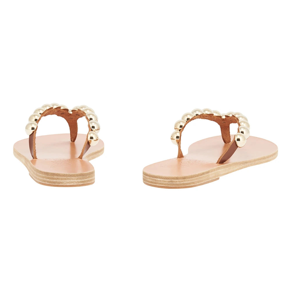 Endoxi Leather Cotto sandals back