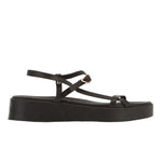 Politia Wavesole Black sandals side
