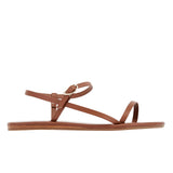 Filothei Leather Cotto sandals side