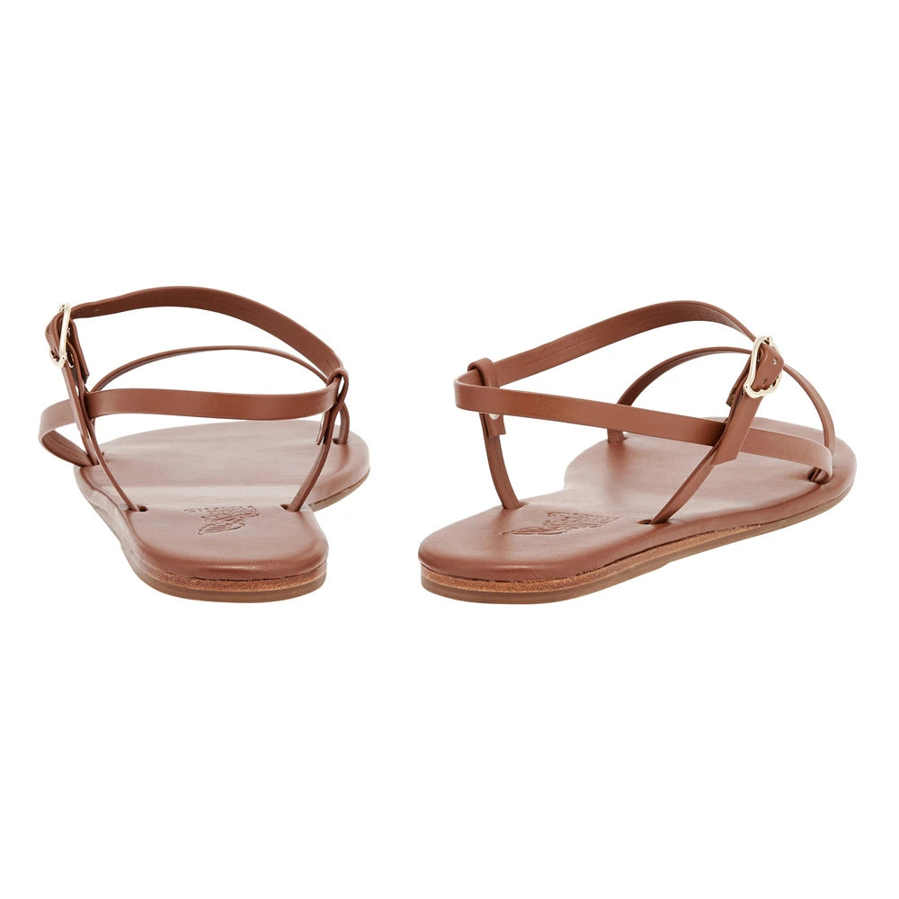 Filothei Leather Cotto sandals back