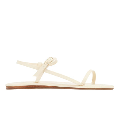 Filothei Leather Off White sandals side