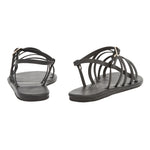 Maximia Leather Black sandals back