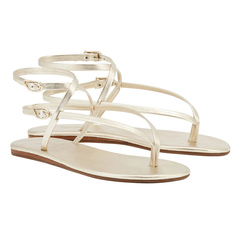 Kallisti Platinum sandals 3-4