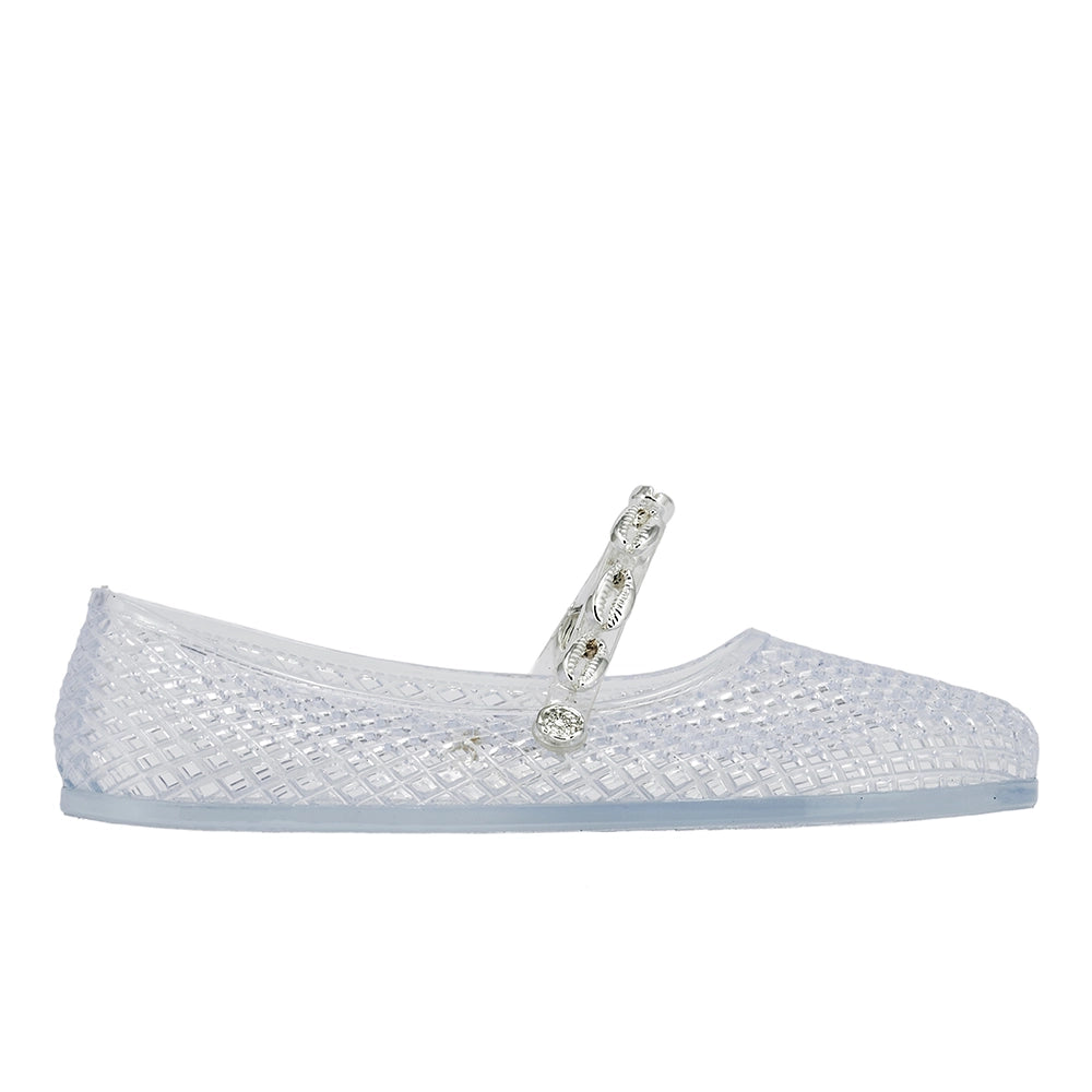 Iro Shells Jelly Clear sandals side