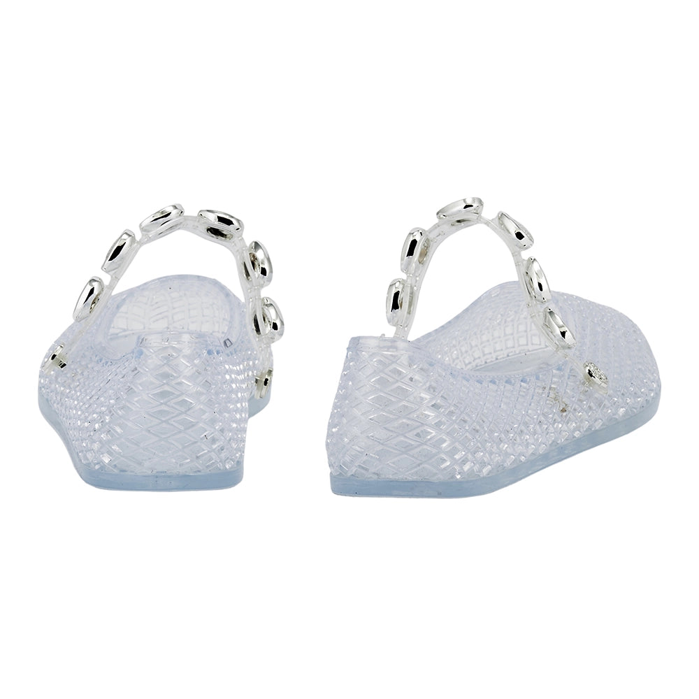 Iro Shells Jelly Clear sandals back