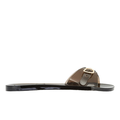 Filia Jelly Black sandals side