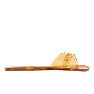 Filia Jelly Caramel sandals side