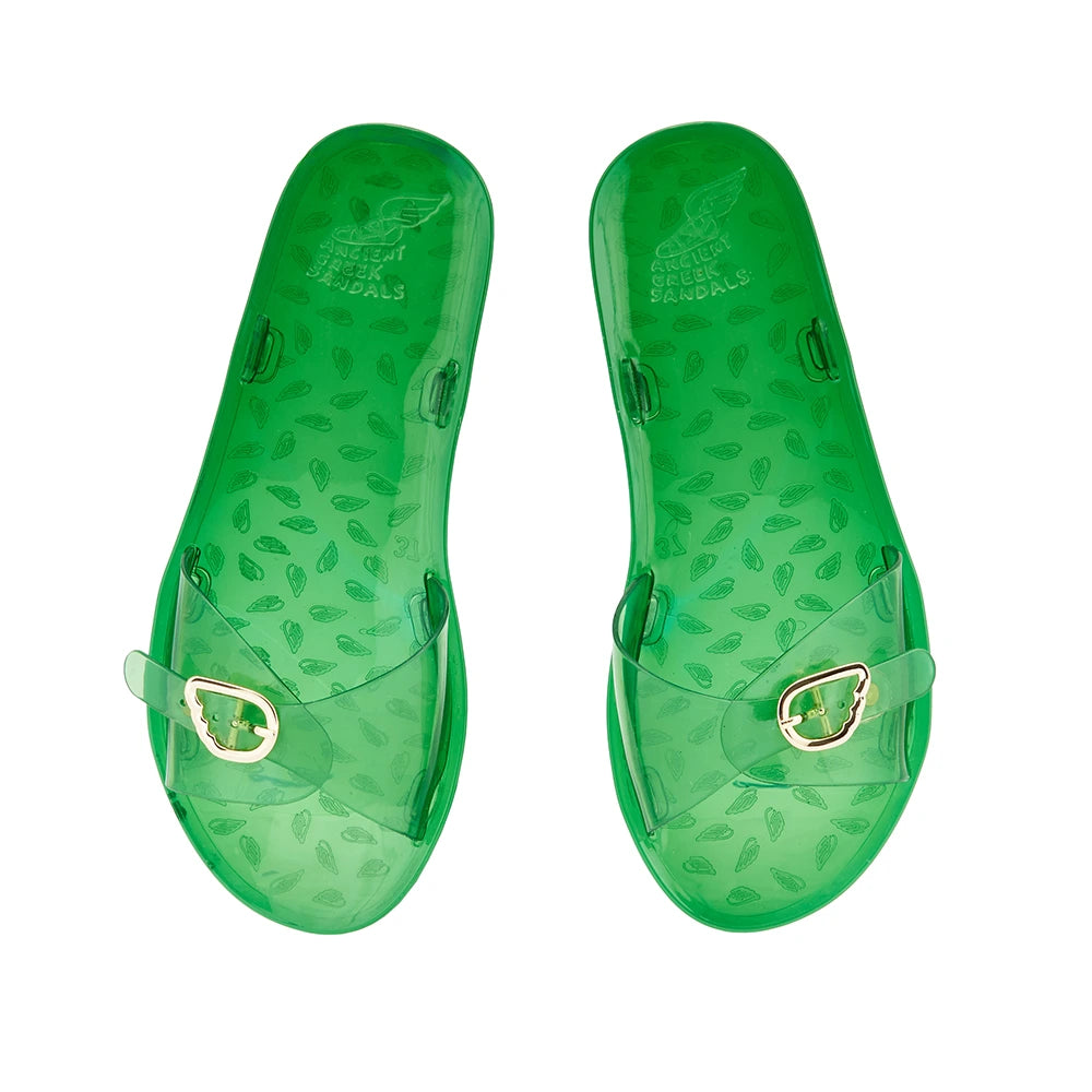 Filia Jelly Green sandals top