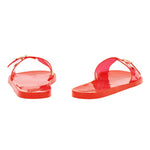 Filia Jelly Red sandals back