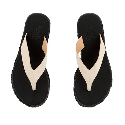 Charys Low Wedge Panna/Black