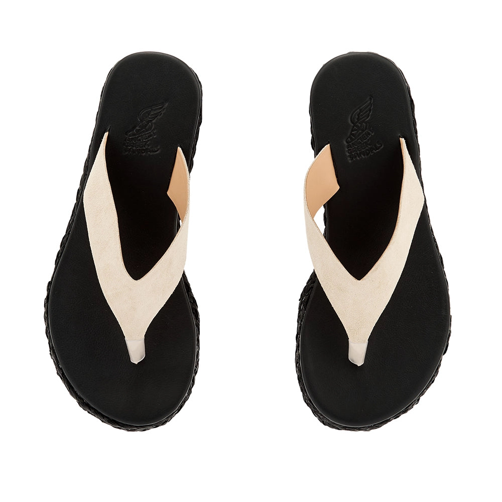 Charys Low Wedge Panna/Black