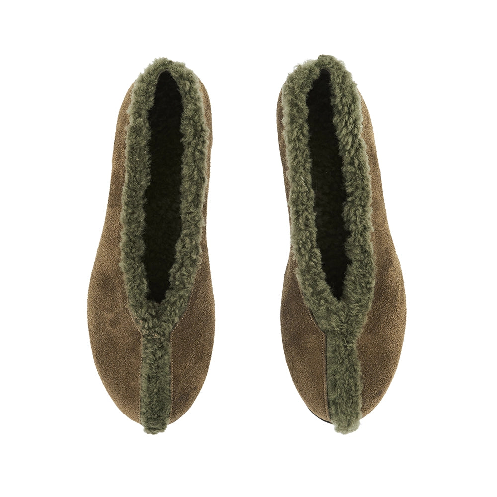 Aeropi Ballet Flat Khaki
