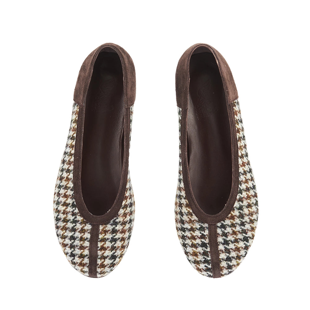 Aeropi Ballet Flat Brown