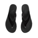Charys Low Wedge Black