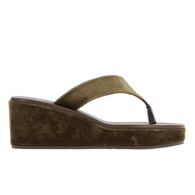 Charys Low Wedge Loden
