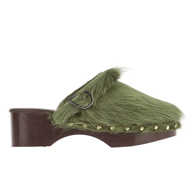 Classic Closed Clog Khaki
