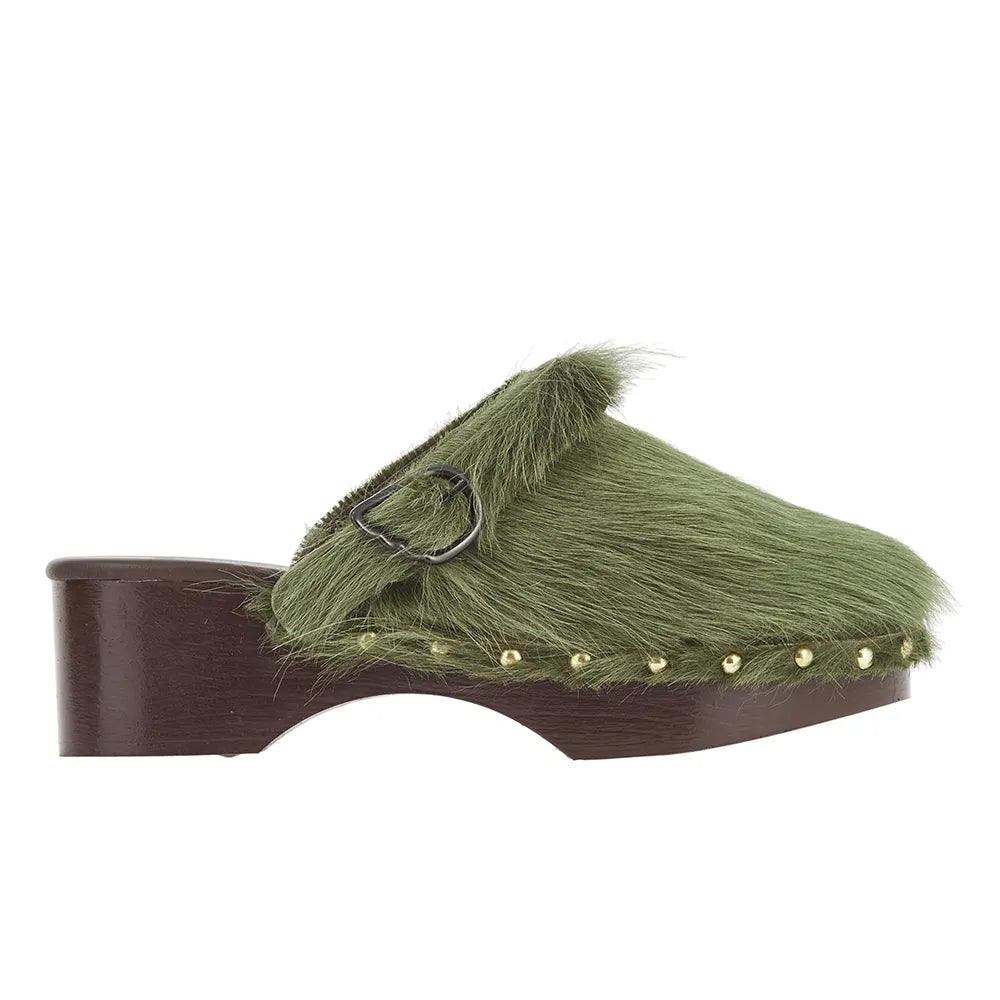 Classic Closed Clog Khaki