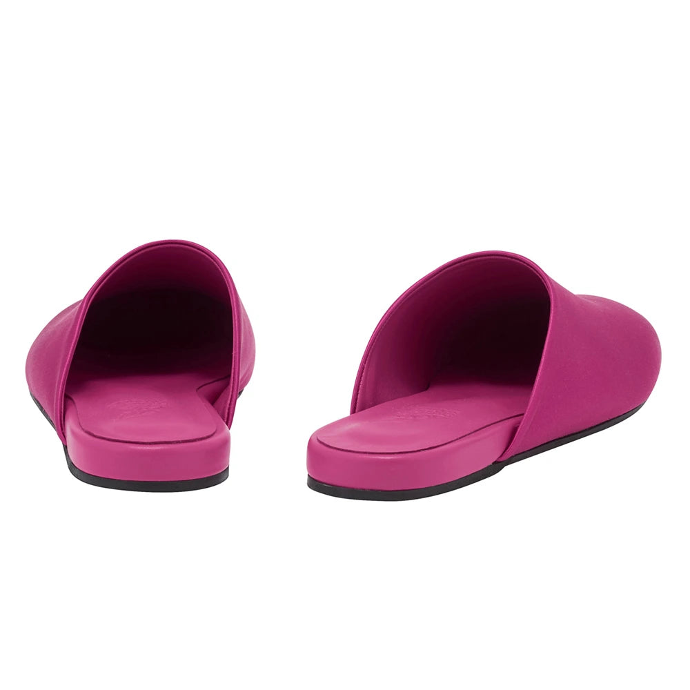 The Slipper Satin Rich Pink back