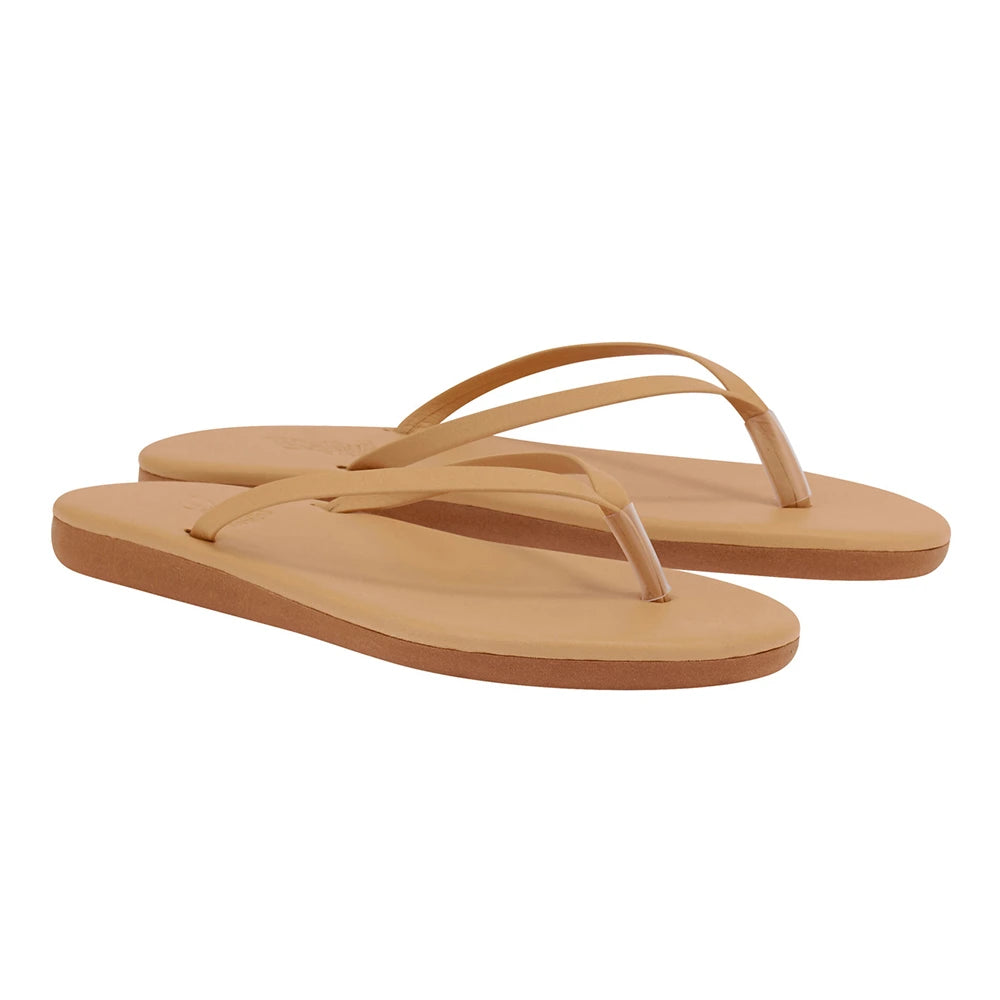 Saionara Leather Flip Flop Natural 3-4