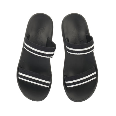 Timia Black/Beige Stripes