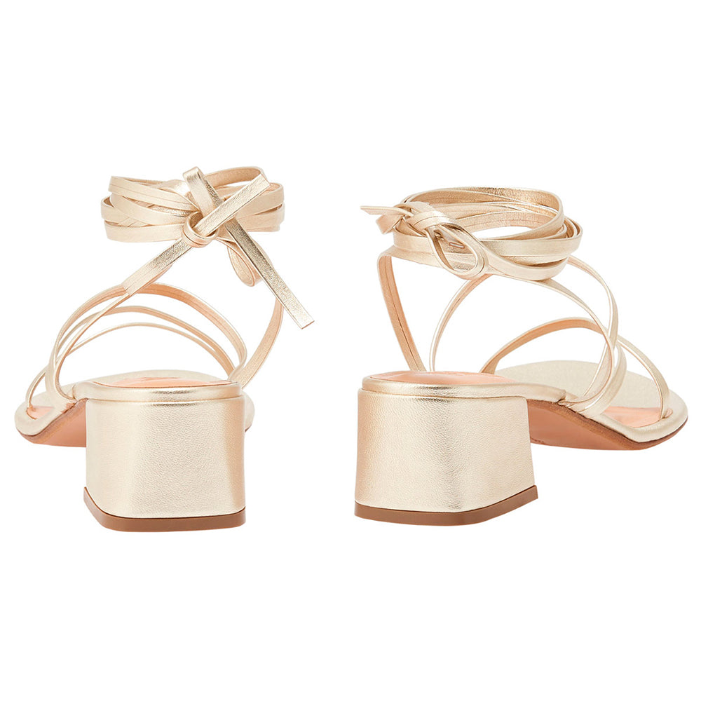 Lithi Block Heel Platinum - Main Image