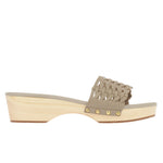 Open Woven Clog
