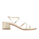 Chora Block Heel Platinum