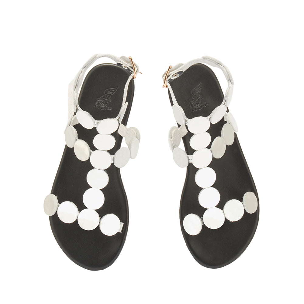 Triton Synthetic Leather Silver – Ancient Greek Sandals