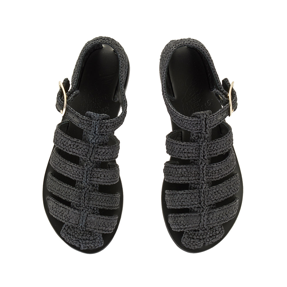 【関税込み】Ancient Greek Sandals ブラック Homeria サンダル Homeria – Ancient Greek Sandals