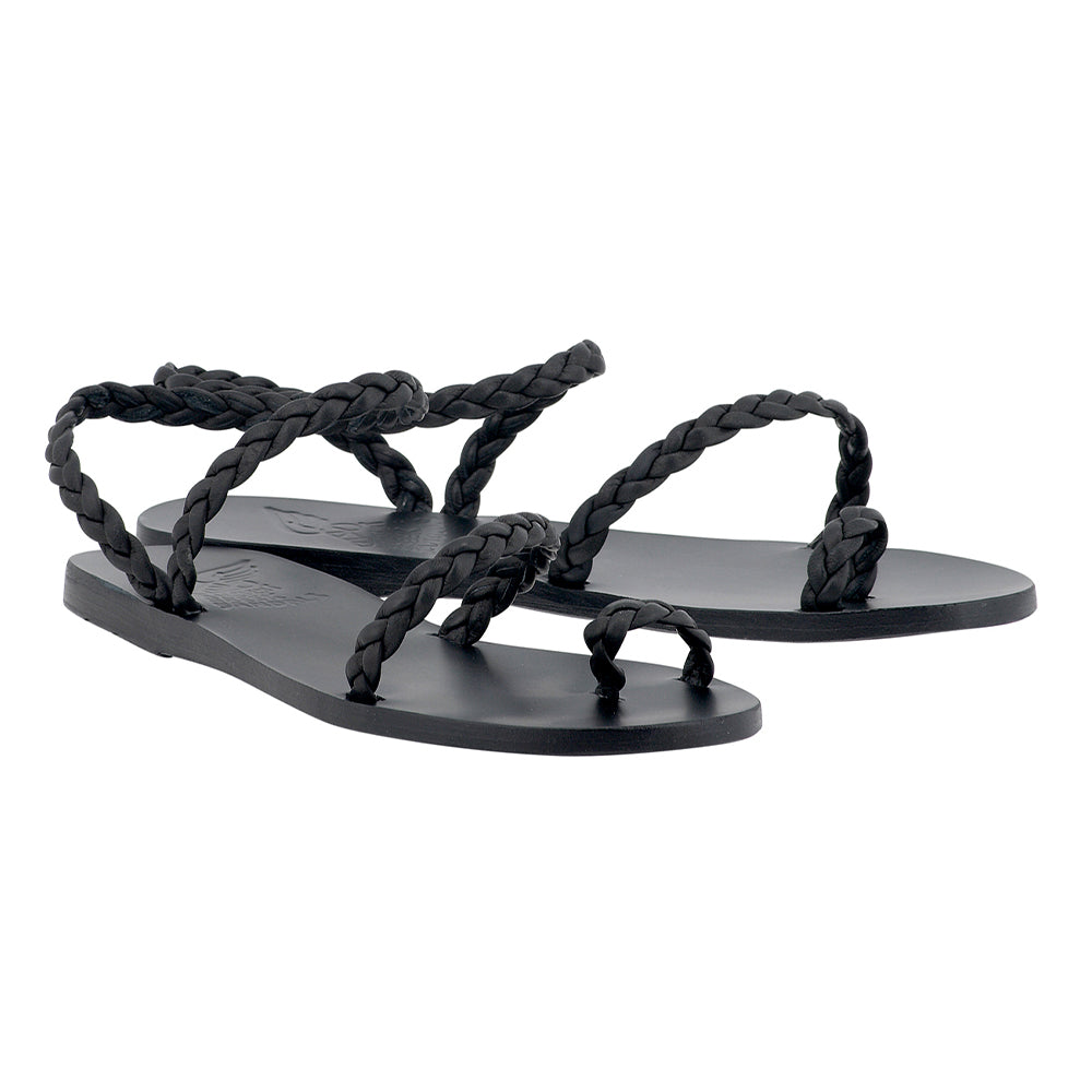 ★Ancient Greek Sandals★ ブラック Eleftheria サンダル Eleftheria – Ancient Greek Sandals
