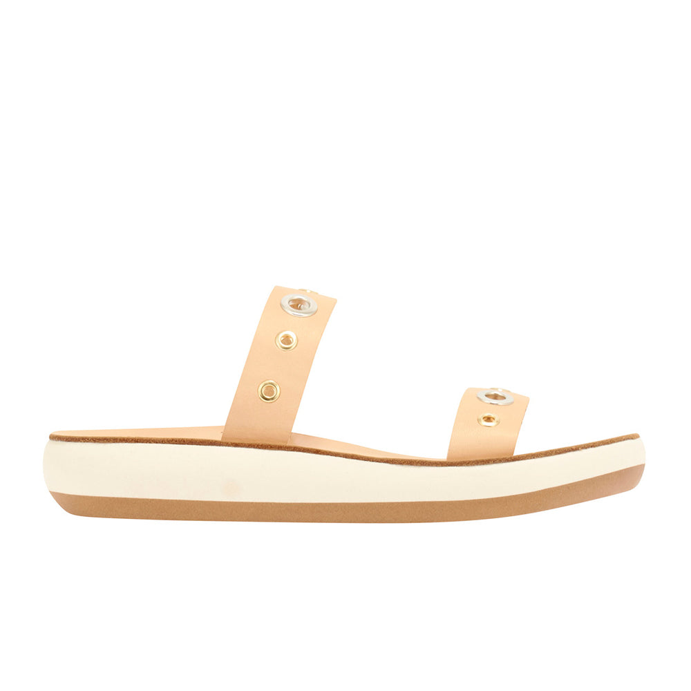 ancient greek sandals Melia comfort eyelets Natural