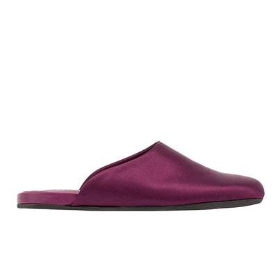The Slipper Satin Prune side