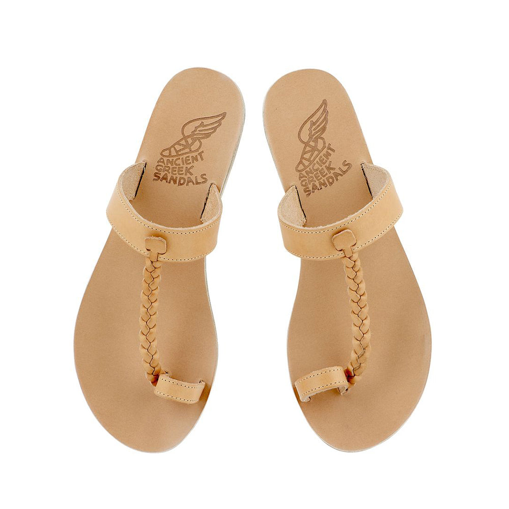 未使用ANCIENT GREEK SANDALS size37（23.5〜24） Melpomeni Leather Natural – Ancient Greek Sandals