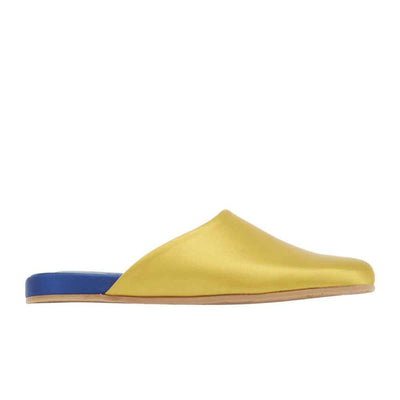 The Slipper Ochre/Navy