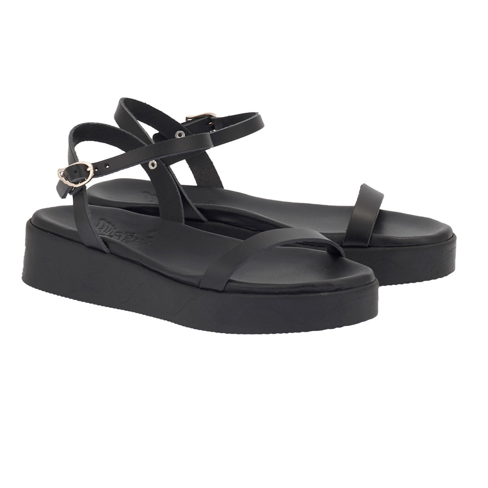 IENA 新品未使用ANCIENT GREEK SANDALS 黒　37 ANCIENT GREEK SANDALS tongs sandal サンダル 12104-1011