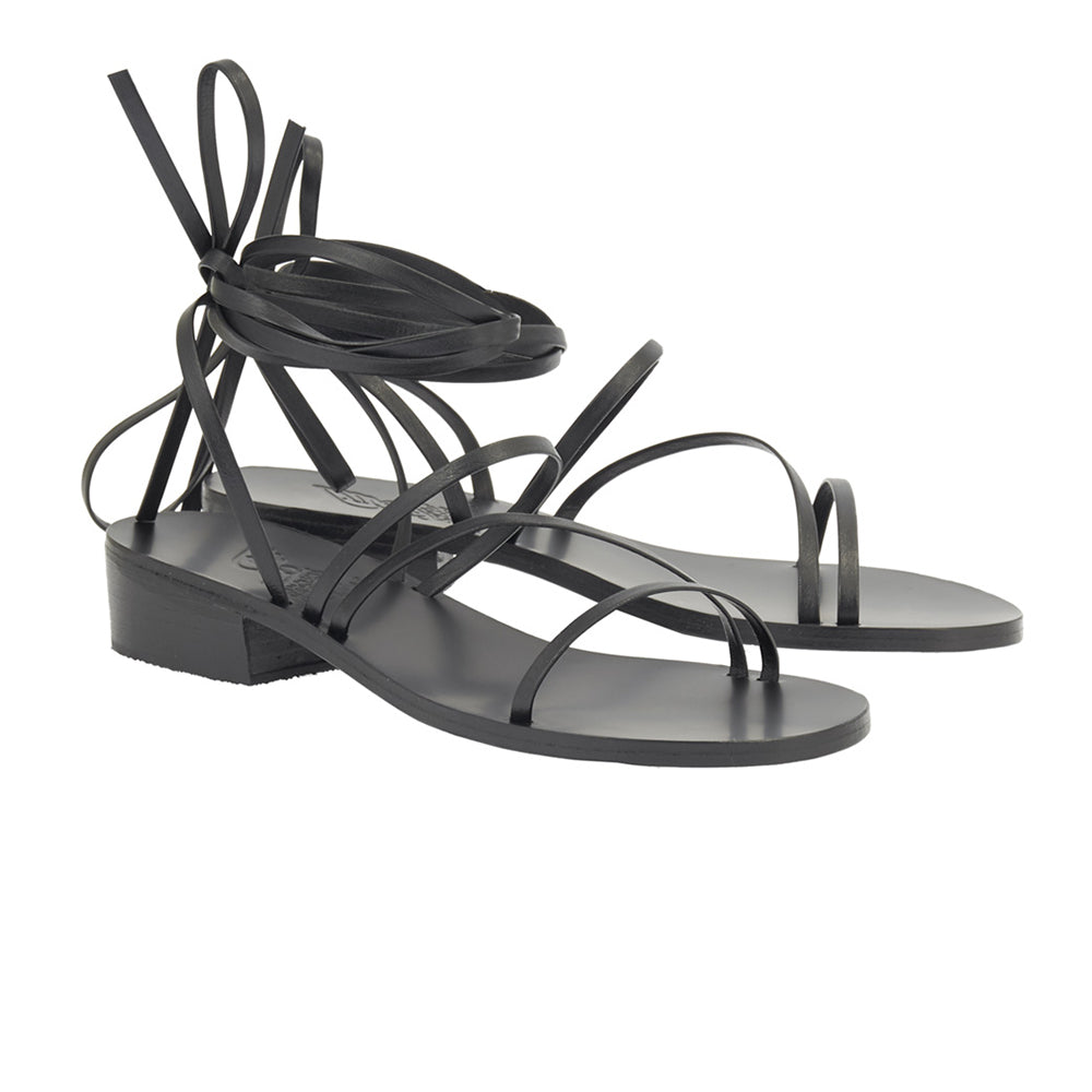 サンダル・ミュール ANCIENT GREEK SANDALS SS25 ALCYONE SANDAL (ALCYONE BLACK) Alcyone – Ancient Greek Sandals