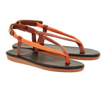 Zoi Rope Orange/Tan sandals 3-4