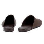 The Slipper Satin Brown back