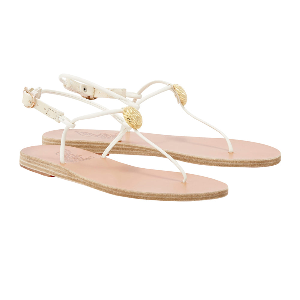 サンダル・ミュール ANCIENT GREEK SANDALS SANDAL (DIMITRA OFFWHITE) Ancient Greek Sandals Off White Eco Napa Dimitra Sandals