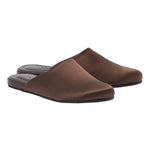 The Slipper Satin Brown 3-4