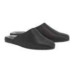 The Slipper Satin All Black 3-4 view