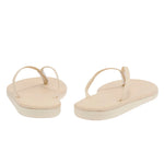 Saionara Leather Flip Flop Off White back